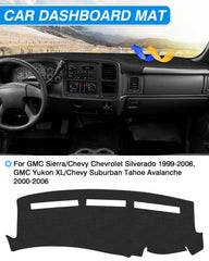 Cartist dash cover for 2000-2006 Chevy Suburban reduces glare and keeps the dash cooler.