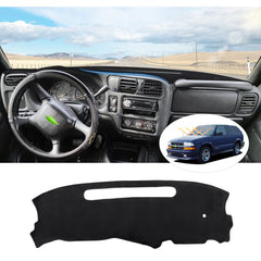 CARTIST dash cover on Chevrolet Blazer dashboard showing a precise fit and glare reduction