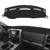 CARTIST dash cover for Ram 1500 with vent cutouts protects against sun glare.
