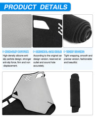 CARTIST dash cover with Velcro attachment ensuring slip-free installation