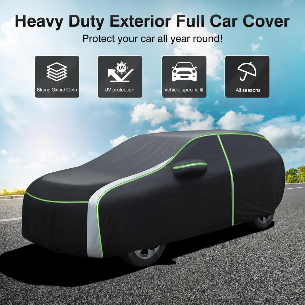 Cartist Explorer cover shows reflective strips for night visibility and safety