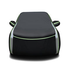 Cartist full car cover on Chevrolet Tahoe shows precise fit for all-weather protection.