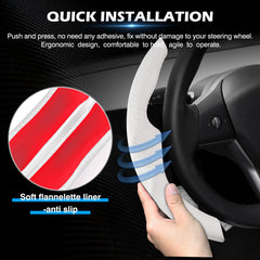 Cartist carbon fiber cover enhances interior aesthetics and tactile feel for Model 3/Y