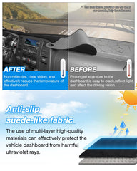 CARTIST dash cover is easy to install with minimal tools.