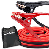 Cartman clamps close-up shows Safe-Grip for a secure, spark-free connection.
