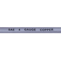 Cartman 4AWG 37-inch cable in use on a boat showing flexibility under extreme conditions.