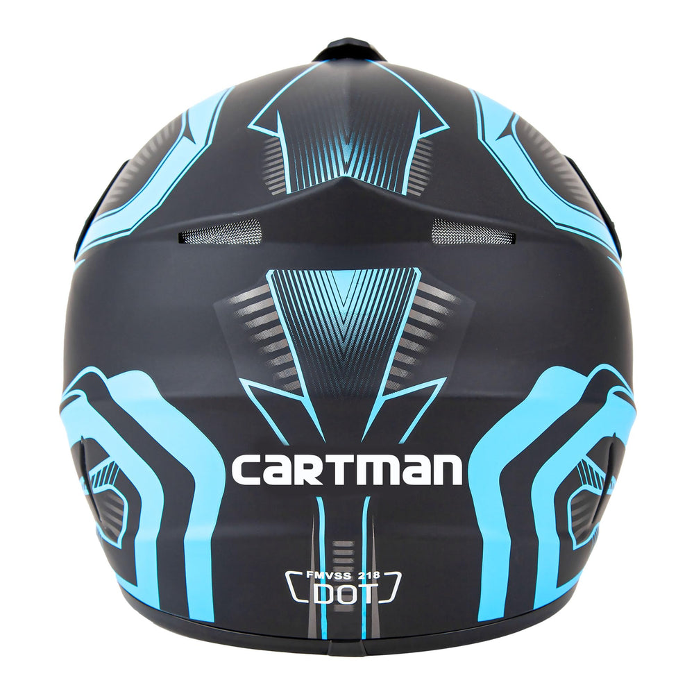 CARTMAN dirt bike helmet wind noise reduction during rides.