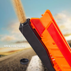 CARTMAN emergency triangle base without sand allows adjustable stability.