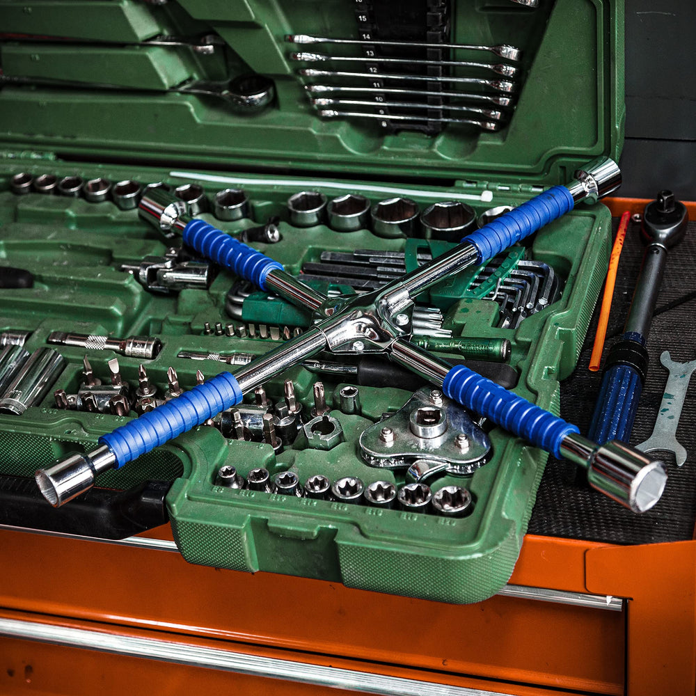 CARTMAN chrome-plated lug wrench ready for roadside tire changes