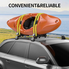 Cartman versatile tie-down for motorcycles, ATVs, kayaks, and moving goods.