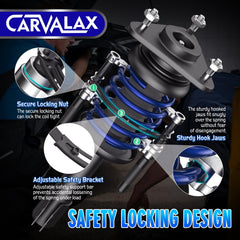 CARVALAX forged steel frame delivers heavy-duty durability under high-load compression.