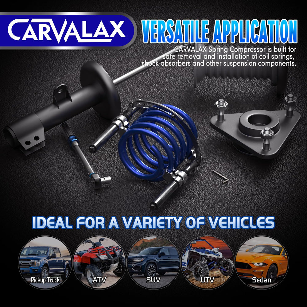 CARVALAX greased threads enable smooth operation and even compression.