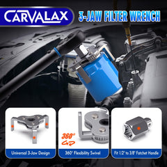 CARVALAX durable storage case keeps tools organized.