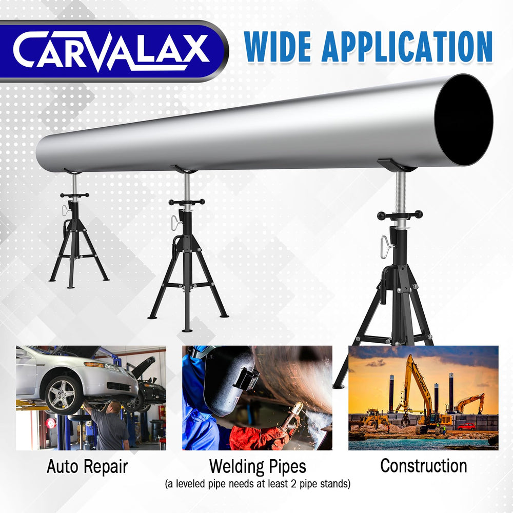 CARVALAX heavy-duty steel construction ensures durable performance.