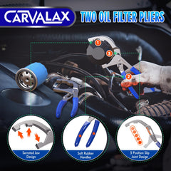CARVALAX ratchet adapter from 1/2 to 3/8 inch for versatility.