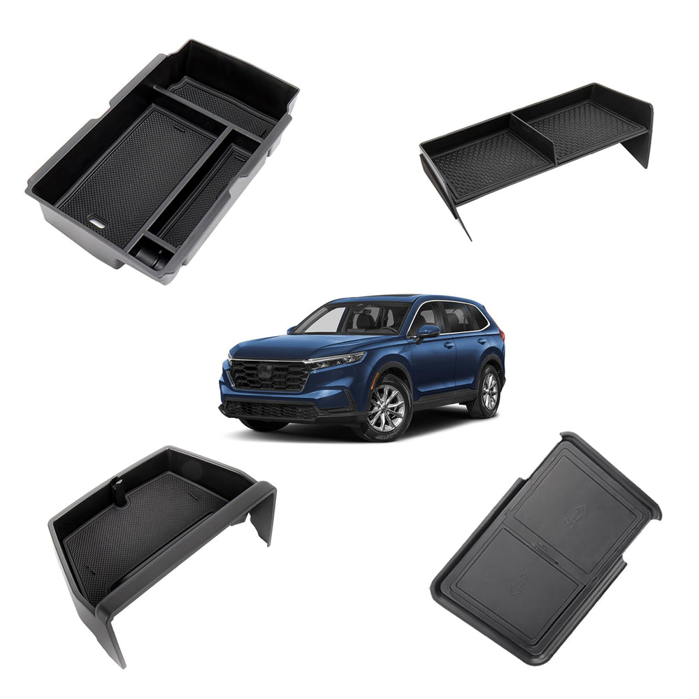 Carwiner center-console organizer setup keeps essentials neatly within reach
