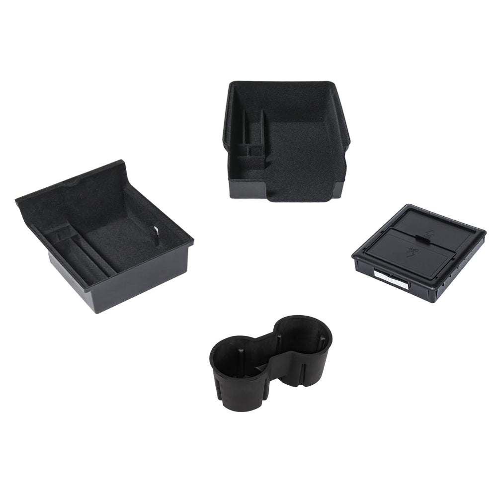 Carwiner center console tray model 3 keeps items neatly organized