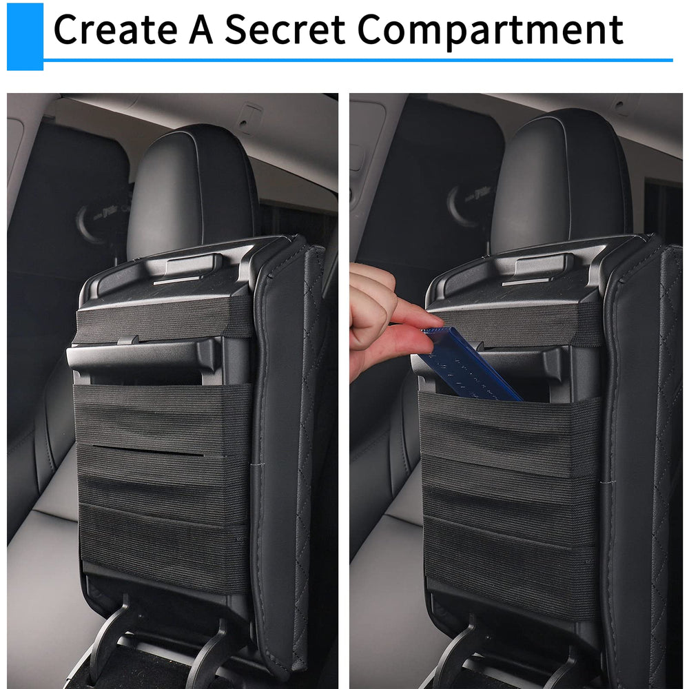 Carwiner secret compartment after installation – hidden storage for small items.