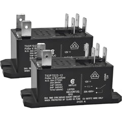 Casalytics T92P7D22-12 power relay mounted on a panel for high-load switching.