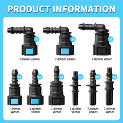 Casifavi straight-female 9-49x8 quick-connect for reliable piping at varied diameters.