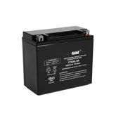 Casil YTX20L-BS battery top view with sealed AGM design for maintenance-free power