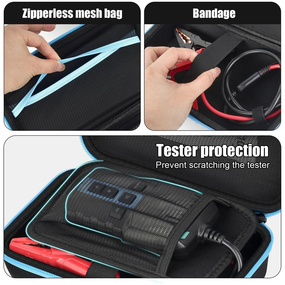casmilee elastic mesh pocket stores manuals and adapters neatly