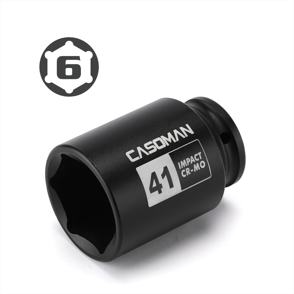 CASOMAN CRMO steel with black phosphate finish close-up showing durability