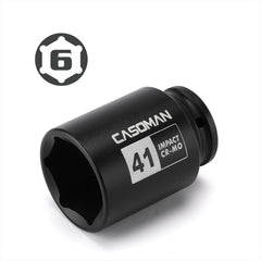 CASOMAN CRMO steel with black phosphate finish close-up showing durability
