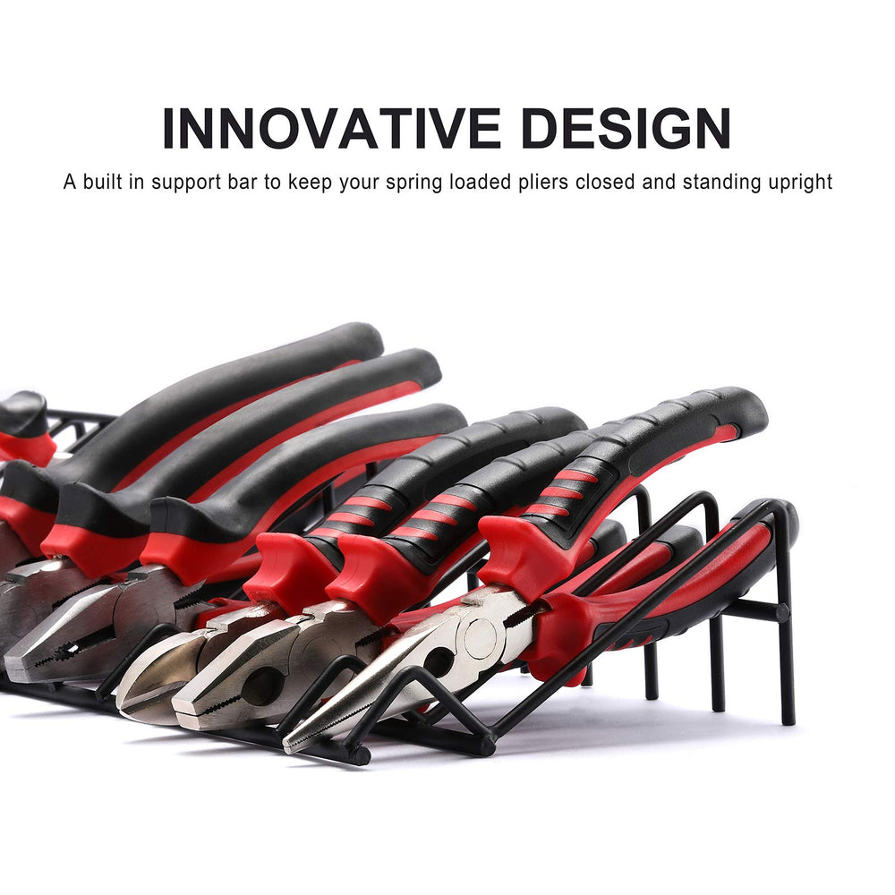 CASOMAN plier rack countertop storage keeps pliers within reach.