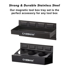 Casoman spray can holder with seven screwdriver holes organization
