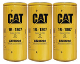CAT 1R1807 oil filter close-up highlighting genuine fit and filtration quality.