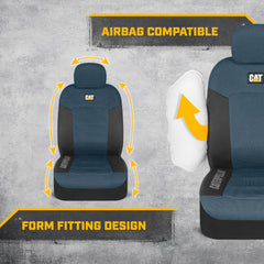 CAT breathable mesh seat cover highlights airflow for cooler daily commutes