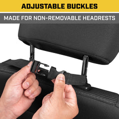 CAT Car Seat Organizer being removed for portable use outside the car