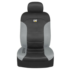 CAT Caterpillar MeshFlex universal fit front seat cover is easy to install.