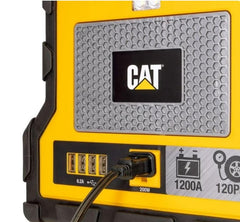 CAT CJ1000DXT LED worklight supports low-light roadside tasks.