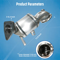 CAT CLEAN Buick Encore 2013-2018 catalytic converter provides durable, EPA-compliant performance.