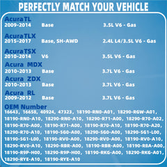 CAT CLEAN catalytic converter for Acura MDX 2014-2015 focusing on corrosion-resistant body.