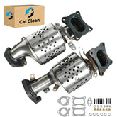 CAT CLEAN catalytic converter for Honda Pilot 2009-2015 showing reinforced stainless shell and pipe connection.