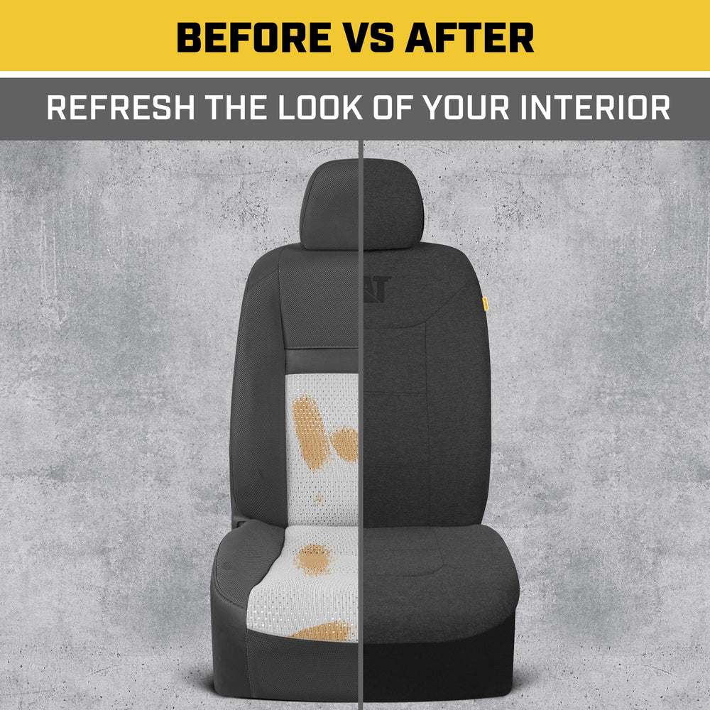 Cat CozyBlend car interior upgrade enhances comfort and cleanliness.