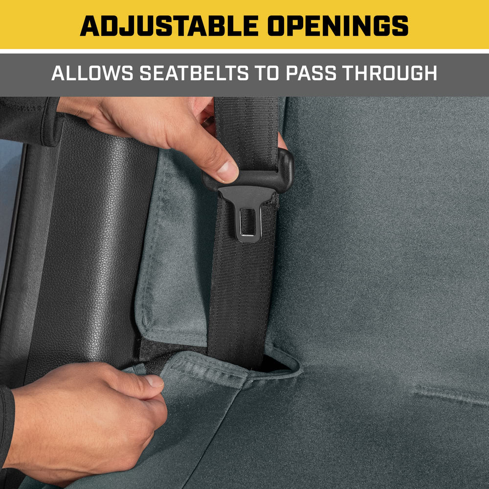 CAT FlexFit seat cover fits most vehicles with universal 55-by-44-inch size