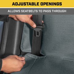 CAT FlexFit seat cover fits most vehicles with universal 55-by-44-inch size