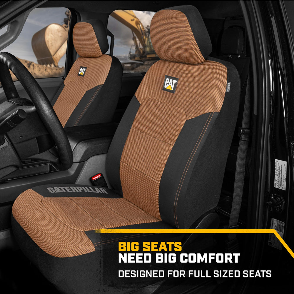 CAT MeshFlex with airbag-compatible side stitching supports safety features