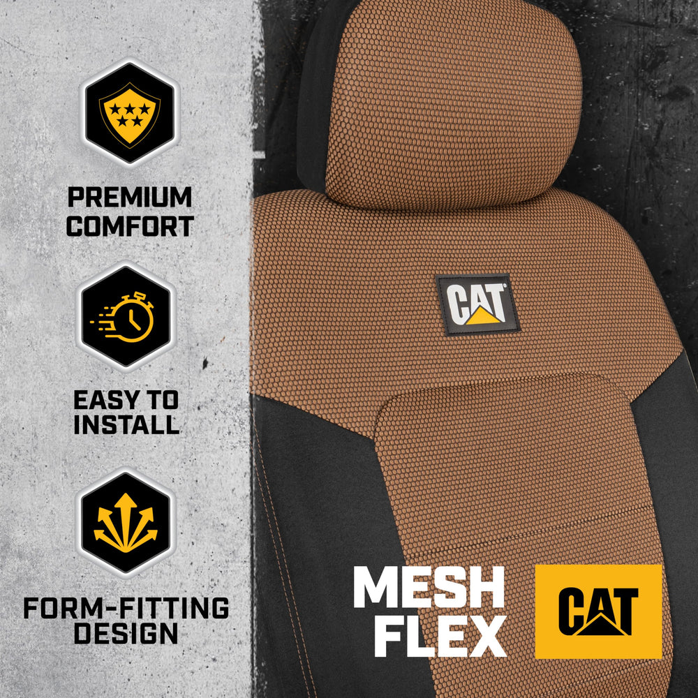 CAT MeshFlex breathable mesh back promotes airflow during commutes