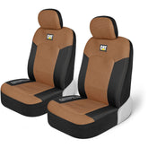 CAT MeshFlex front seat cover in beige tone protects upholstery on daily drives