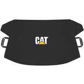 CAT windshield snow cover front view shields windshield from ice and snow.
