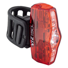 Cateye ViZ150 front view showing bright 150-lumen daytime light for visibility