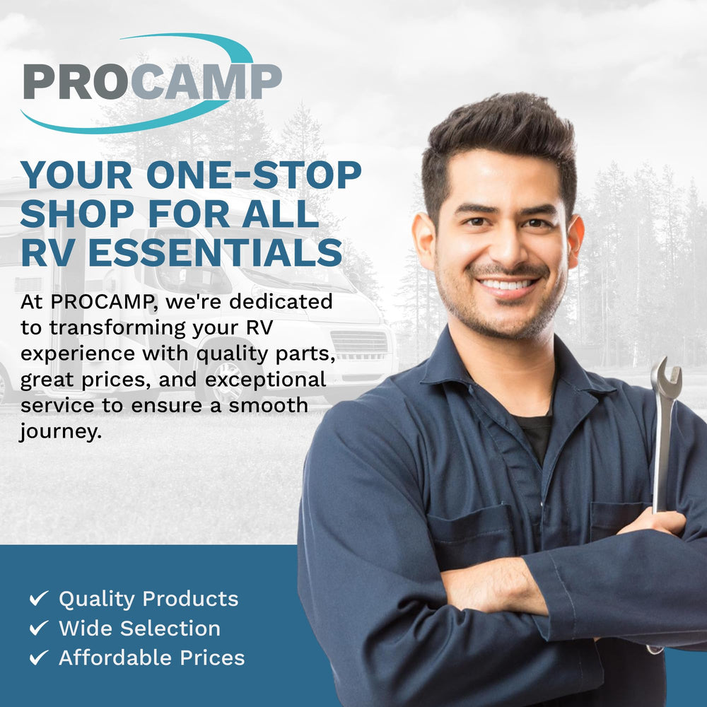 Corrosion-resistant diaphragm ensures durability outdoors for RV use.