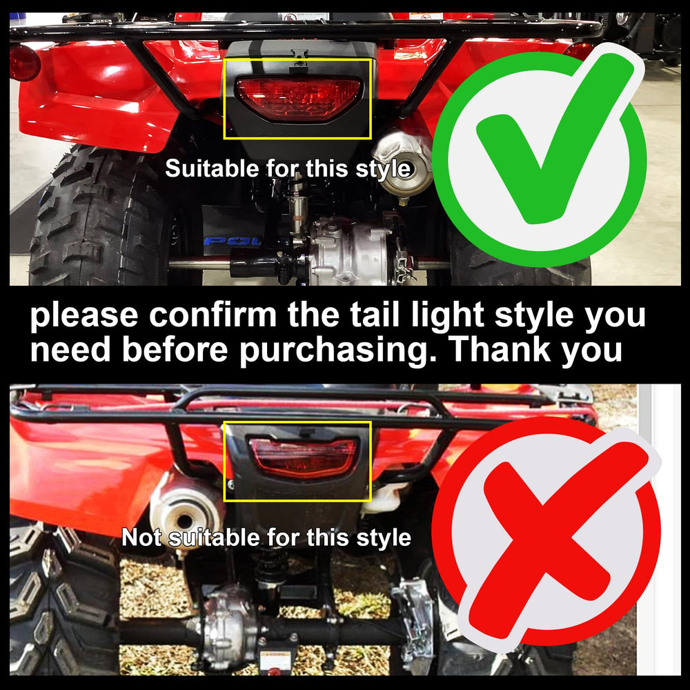 IP67 waterproof Cavauu tail light lens protects against rain and dust