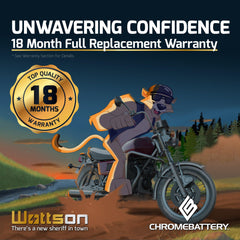 UL-certified safety and sealed AGM design prevent spills and resist vibration.