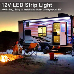 CCBASEBALL 12V power connection keeps RV lighting simple and reliable